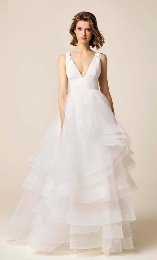 Vestidos de princesa con faldas 'ruffle'