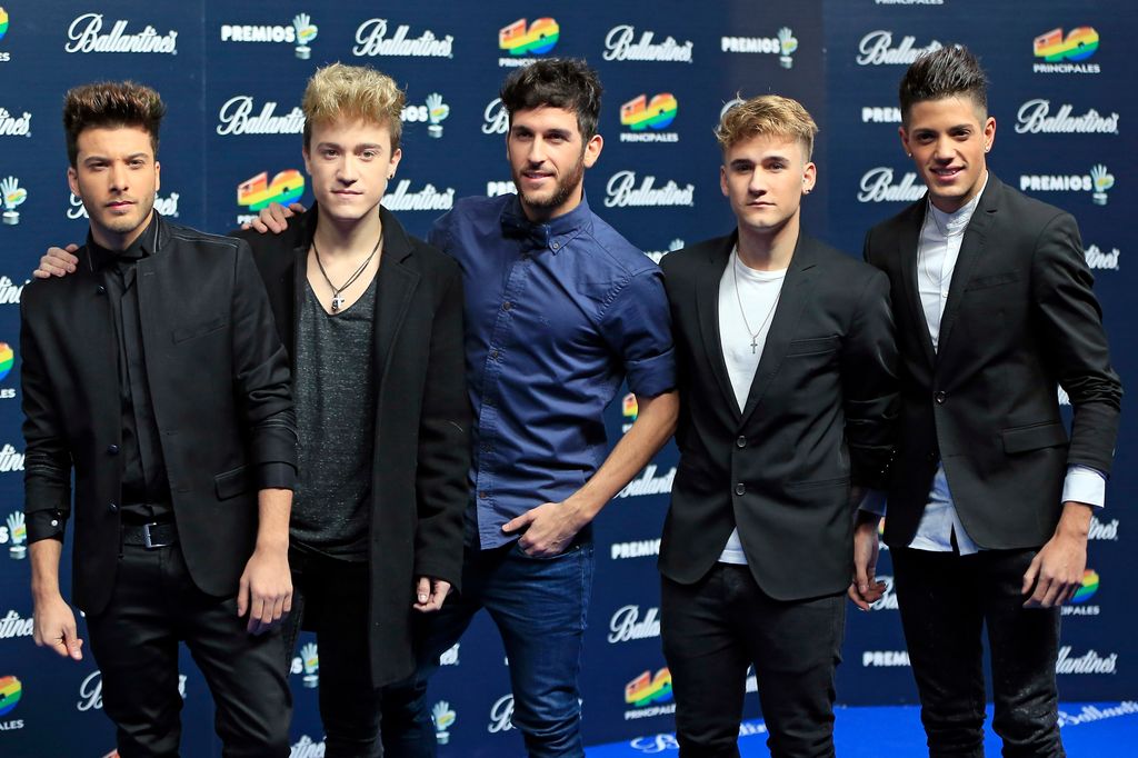 La Banda Auryn, de la que formaba parte Dani Fernández, en 2014