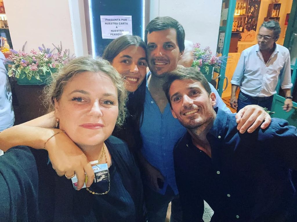 Los cuatro hijos de César Cadaval: Marta, Patricia, César y Alfonso