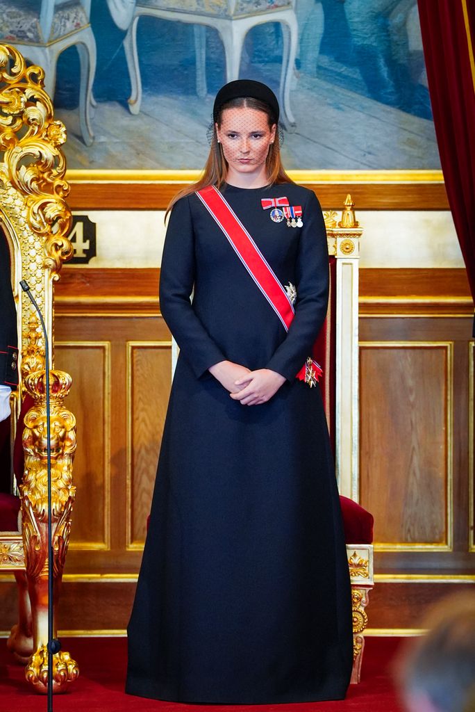 La princesa Ingrid Alexandra de Noruega en la ceremonia de jura de la Constitución de su padre Haakon en Oslo, 2026