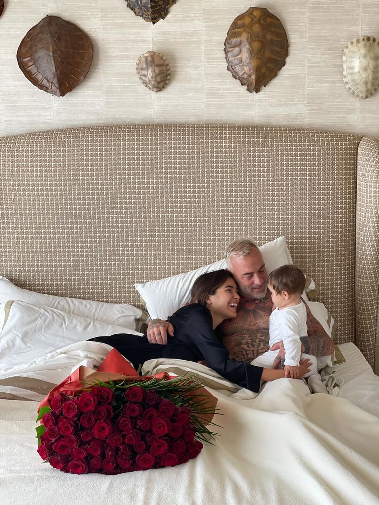 Sharon Fonseca compartió bellos recuerdos familiares junto a Gianluca y Blu.