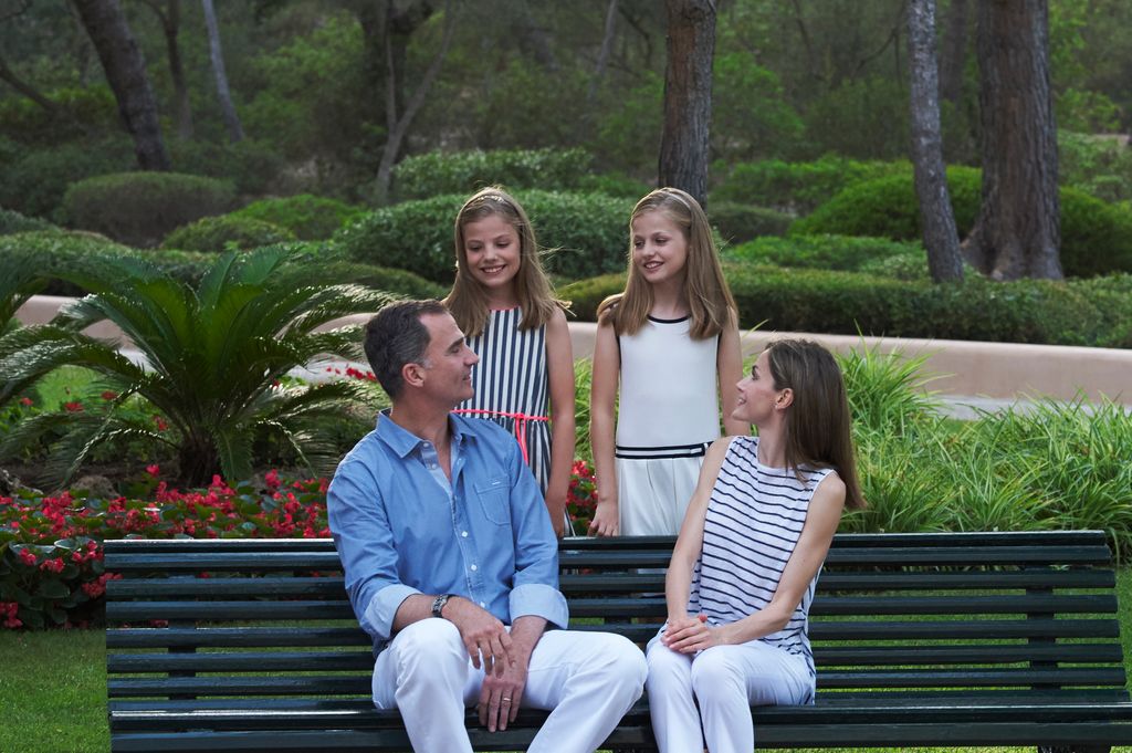 2016 - En los jardines del Palacio de Marivent