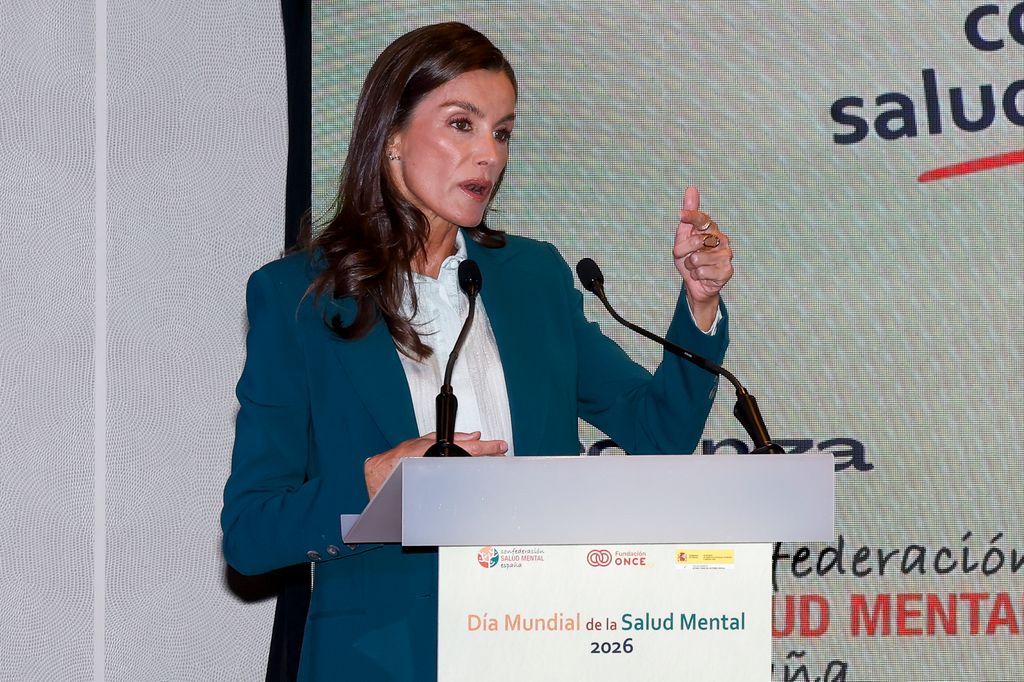 La reina Letizia en el Día Mundial de la Salud Mental en Madrid