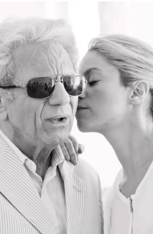 Shakira con su padre