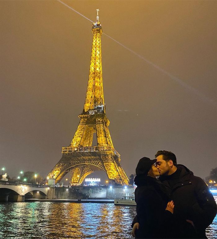 David Bustamante y Yana Olina en París