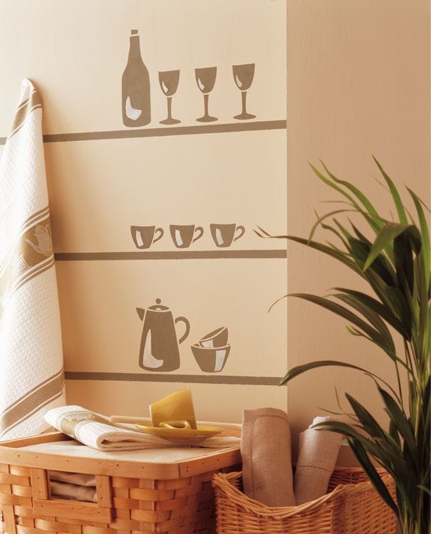 Paredes pintadas cocina