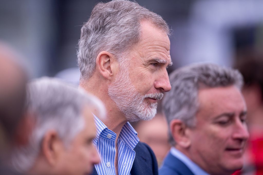 El rey Felipe al lado de Alejandro Agag