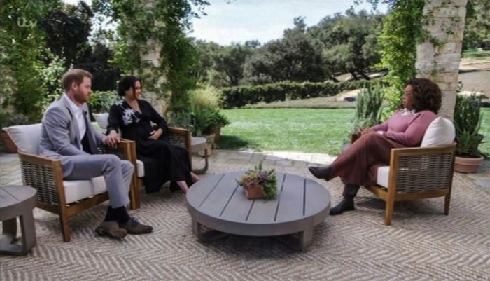 Los duques de Sussex y Oprah Winfrey