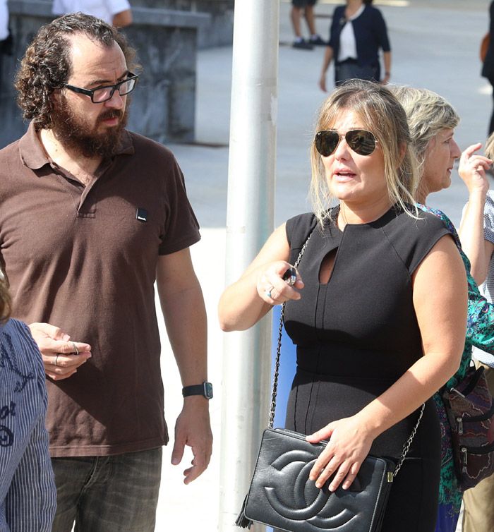 Amaia Montero con su excompañero Xabi San Martín en el año 2015