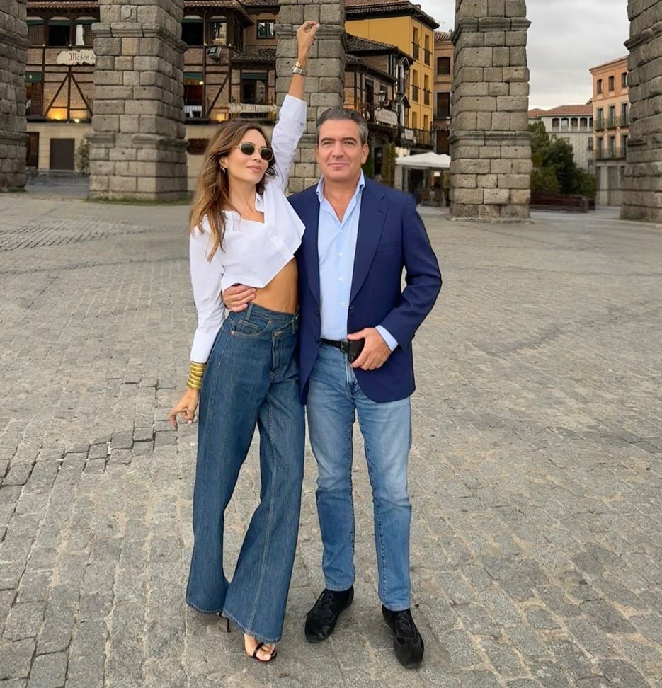 La pareja durante una visita a Segovia