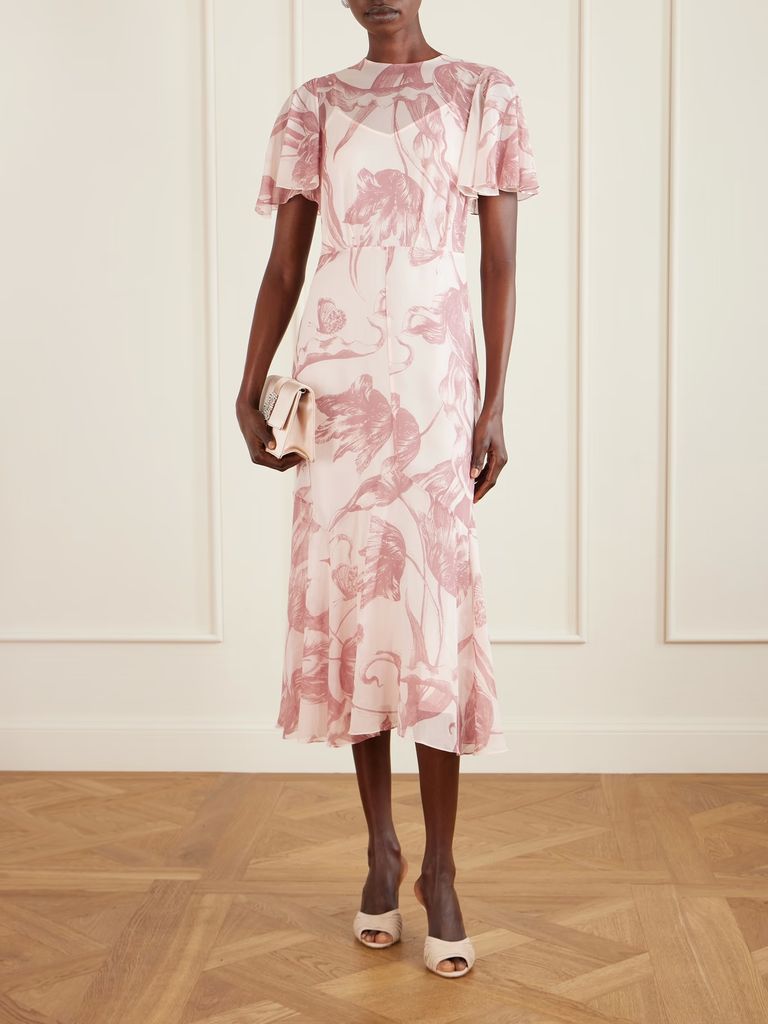 Vestido floral de Erdem.