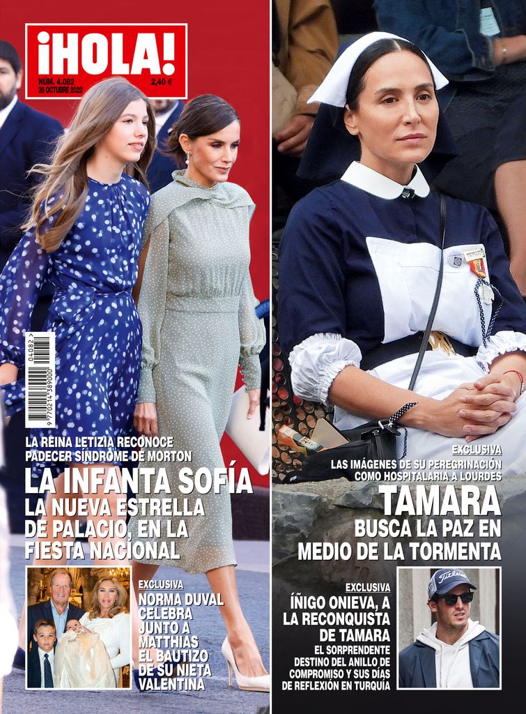 La infanta Sofía con la reina Letizia en una portada de ¡HOLA!