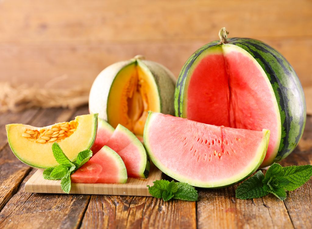 Sandía y melón, frutas reinas del verano.