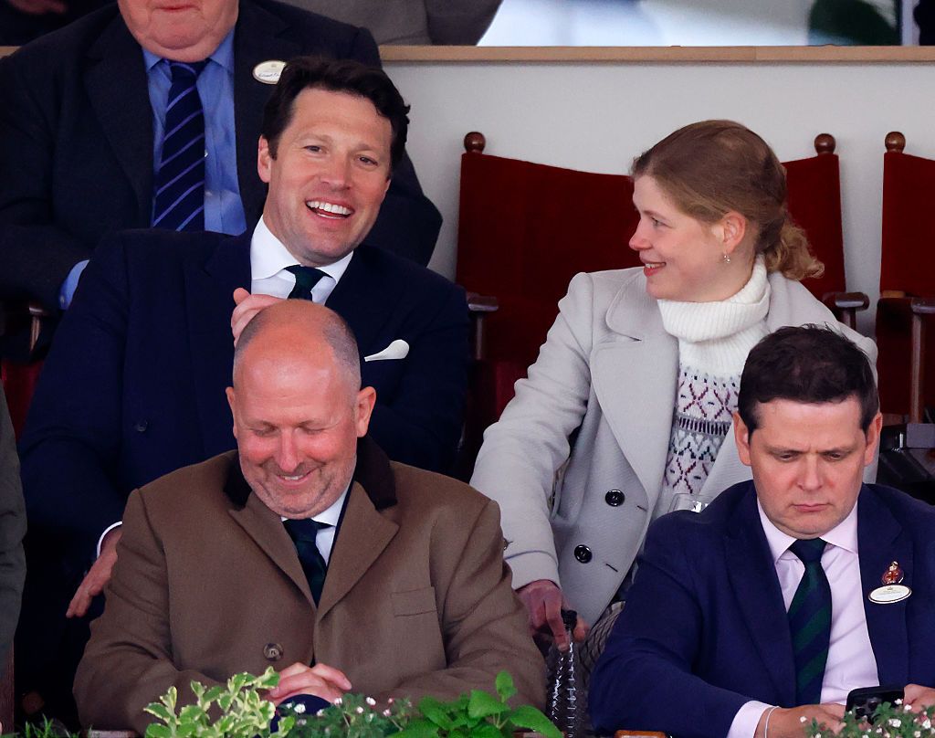 Lady Louise Windsor y el teniente coronel Johnny Thompson