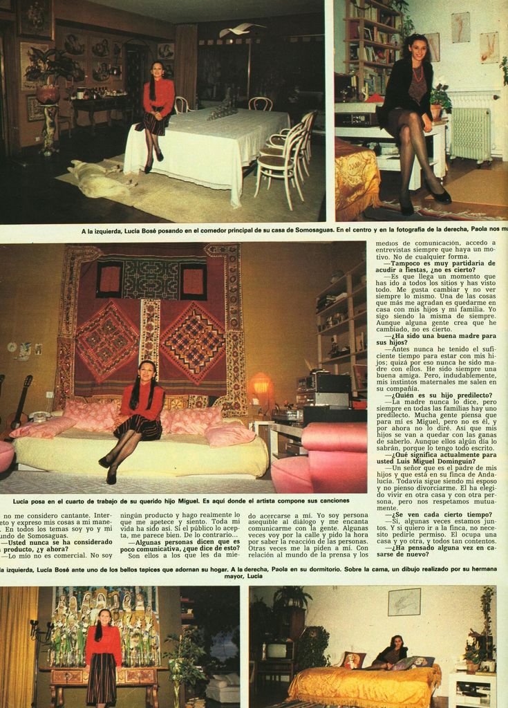 Casa Lucia Bose HOLA 1982