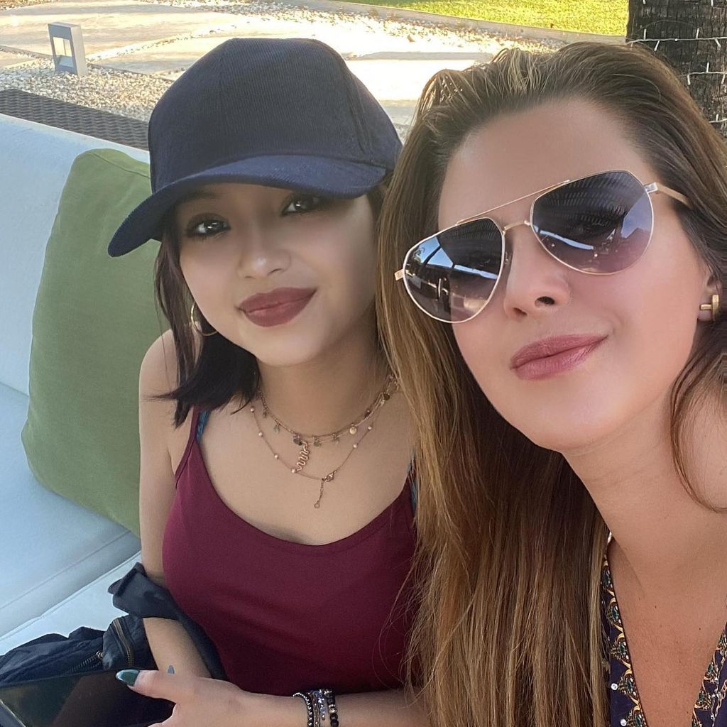 Alicia Machado y su hija, Dinorah
