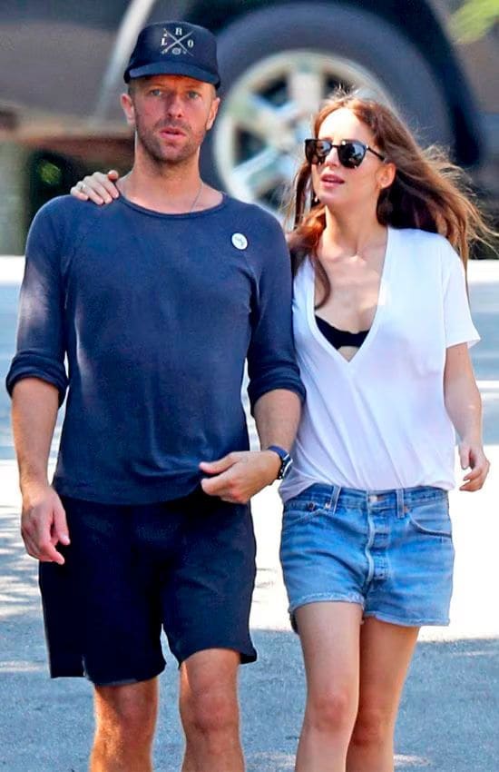 Dakota Johnson y Chris Martin