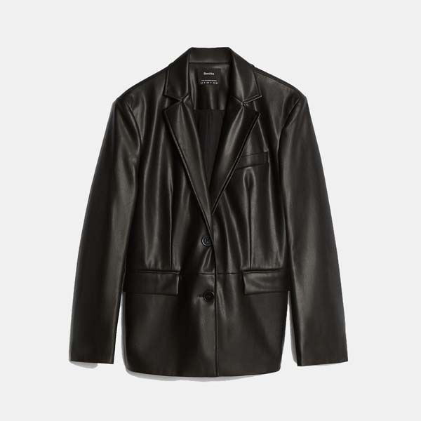 blazer piel