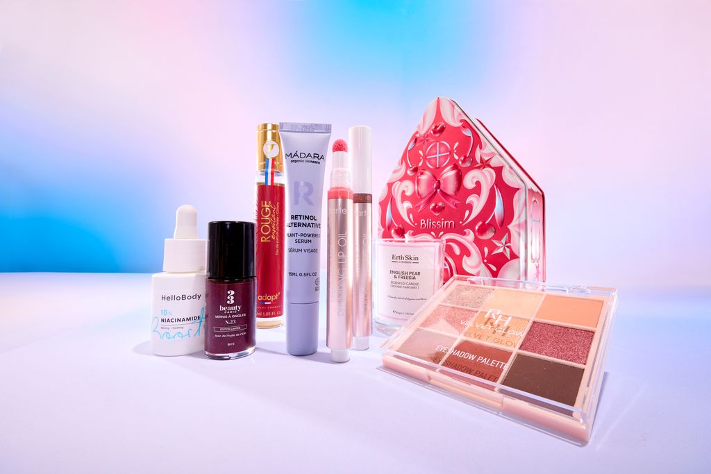 Contenido de la caja de belleza de diciembre de Blissim