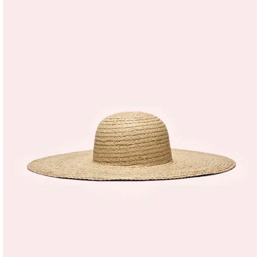 Sombrero rafia pamela de Massimo Dutti
