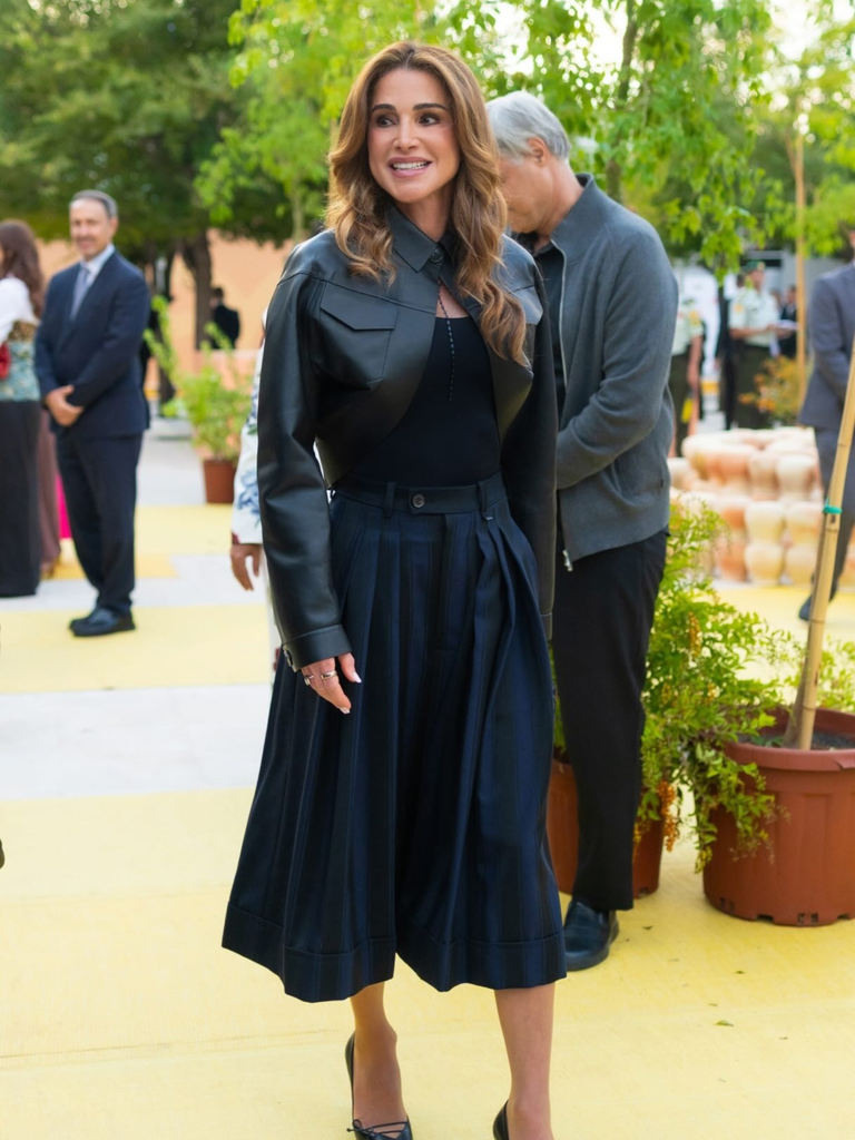 Rania de Jordania durante 'Amman Design Week' 2026.