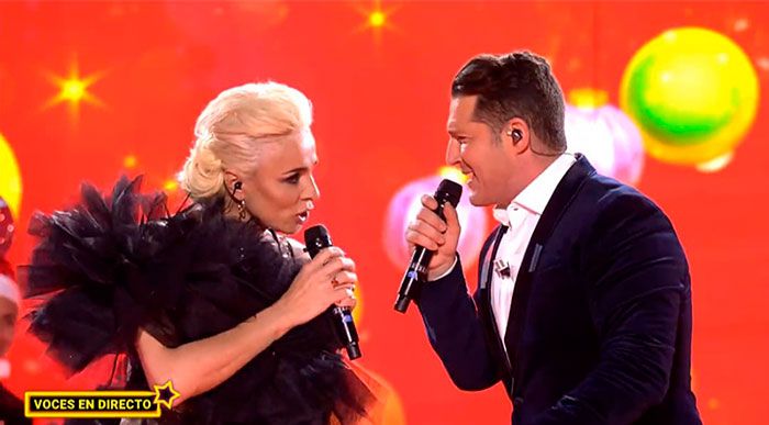 Ana María Aldón y Manu Tenorio