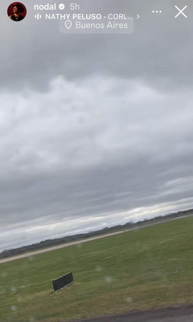 Con esta imagen, Nodal confirmó su visita a Argentina.