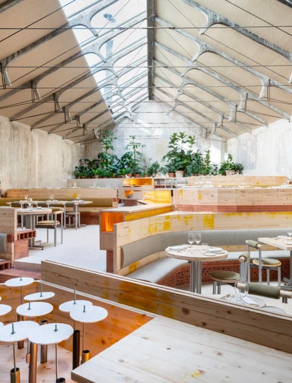 Comedor del restaurante Tramo.