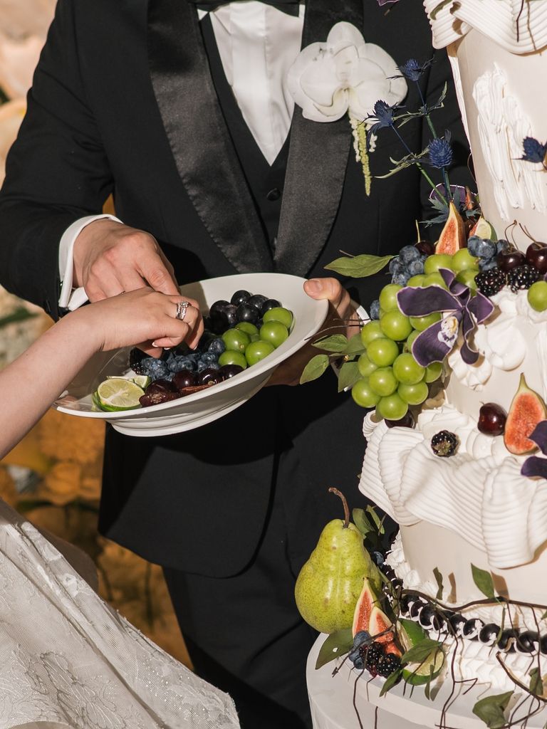 Tendencias gastronomía bodas 2026 tartas de frutas