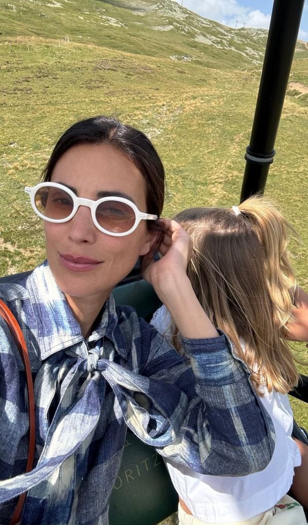 Sassa de Osma de vacaciones en St.Moritz con look de Philippa1970