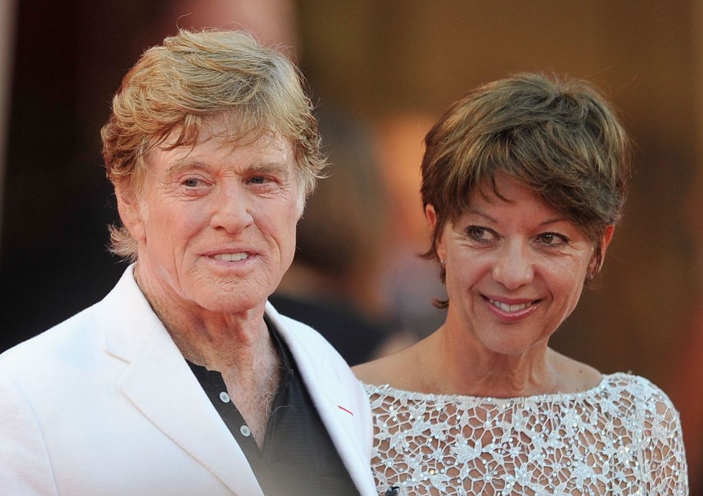 VENICE, ITALY - SEPTEMBER 06:  Actor/Director Robert Redford and his wife Sibylle Szaggars attend "The Company You Keep" Premiere at the 69th Venice Film Festival at the Palazzo del Cinema on September 6, 2012 in Venice, Italy.  (Photo by Gareth Cattermole/Getty Images)