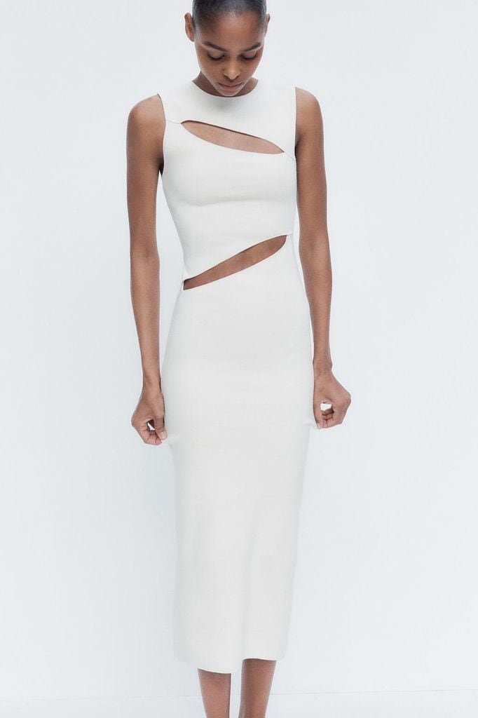 Vestido para boda civil de Zara