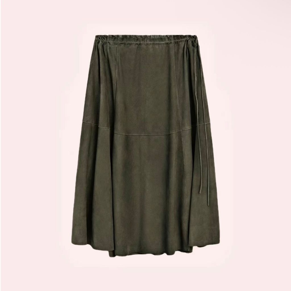 Falda de ante de Massimo Dutti