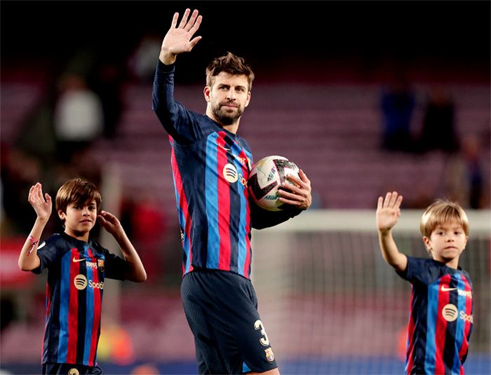 Gerard Piqué y sus hijos