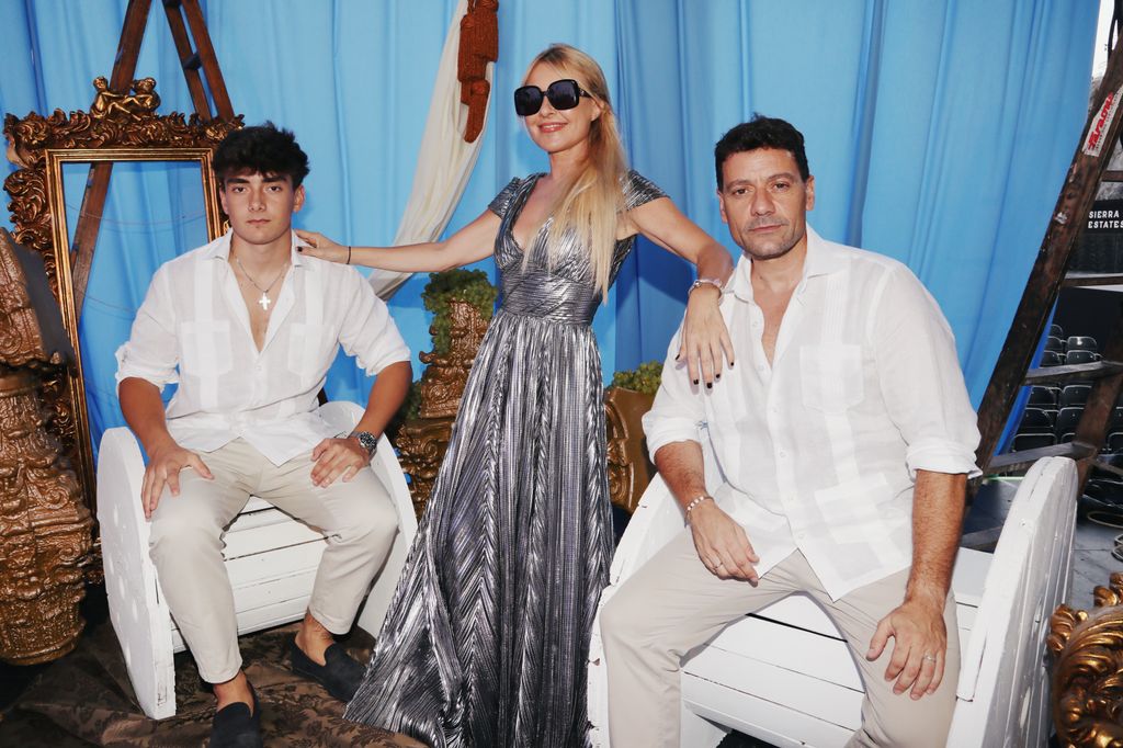 El matrimonio y el joven, en la gala Starlite de Marbella en 2023