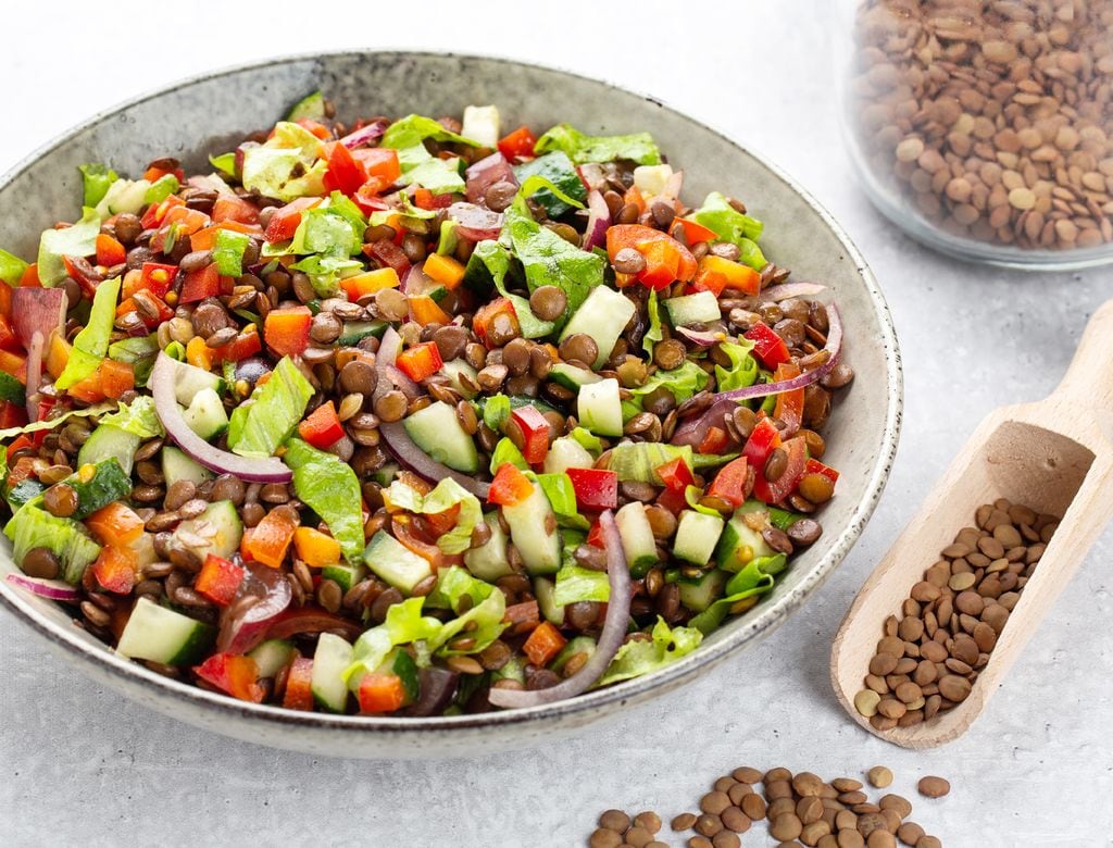 Ensalada de lentejas