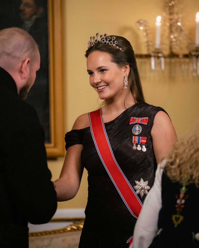 La princesa Ingrid de Noruega estrena nueva tiara