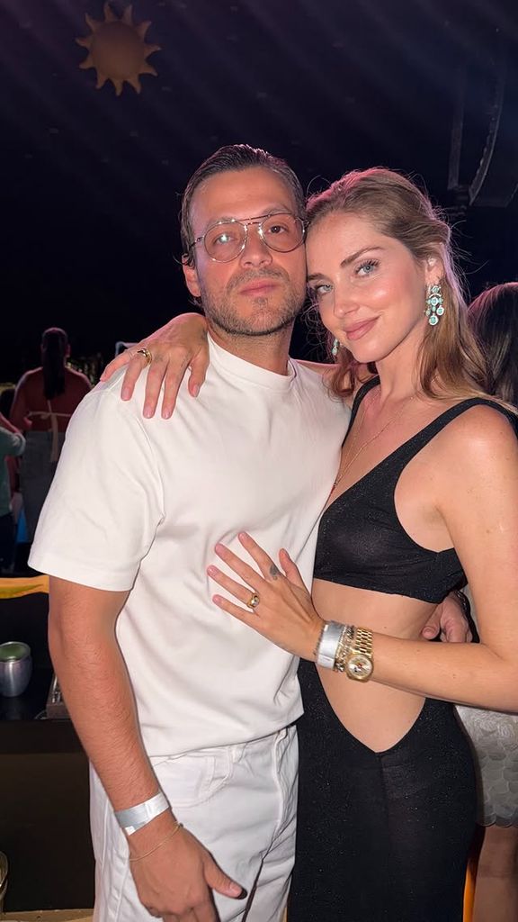 Chiara Ferragni y su novio disfrutando de la noche marbellí
