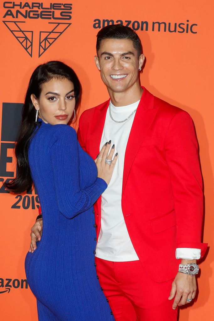Cristiano y Georgina en 2019 en unos premios