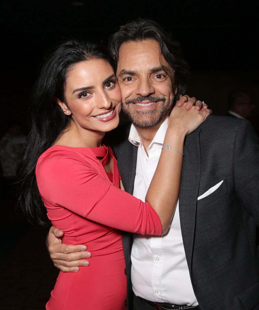 Aislinn Derbez y Eugenio Derbez 