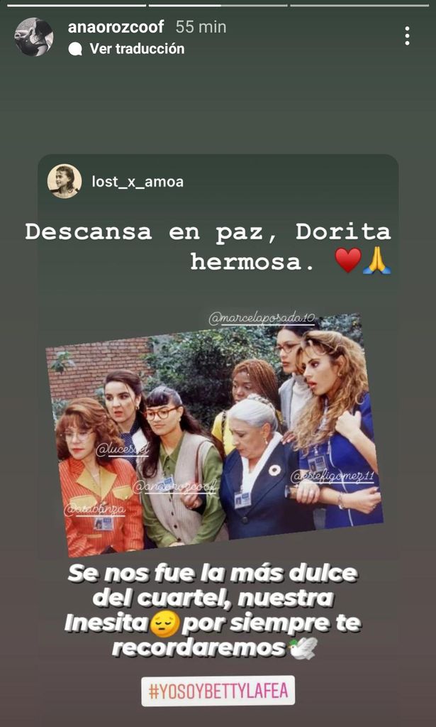 Ana María Orozco reacción