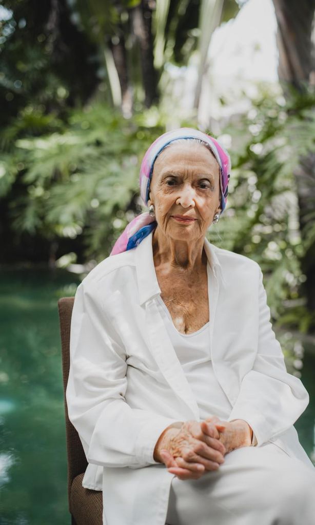 Betsy Westendorp de Brias, en una imagen reciente tomada por su nieta, Carla Aguirre de Cárcer Brias