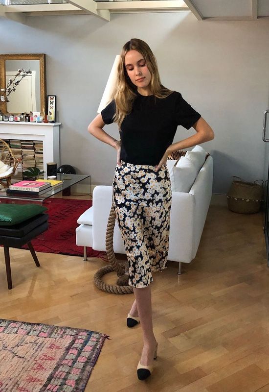 falda flores