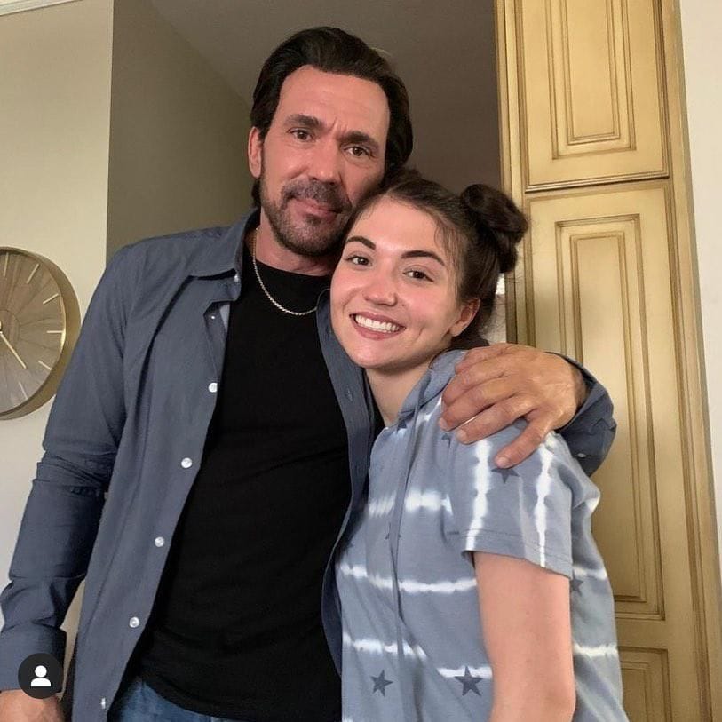 Jason David Frank y su hija Jenna