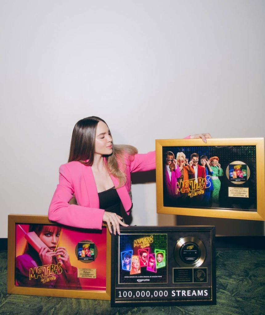 Belinda se mostró muy agradecida por el reconocimiento y el éxito de los temas de 'Mentiras'.