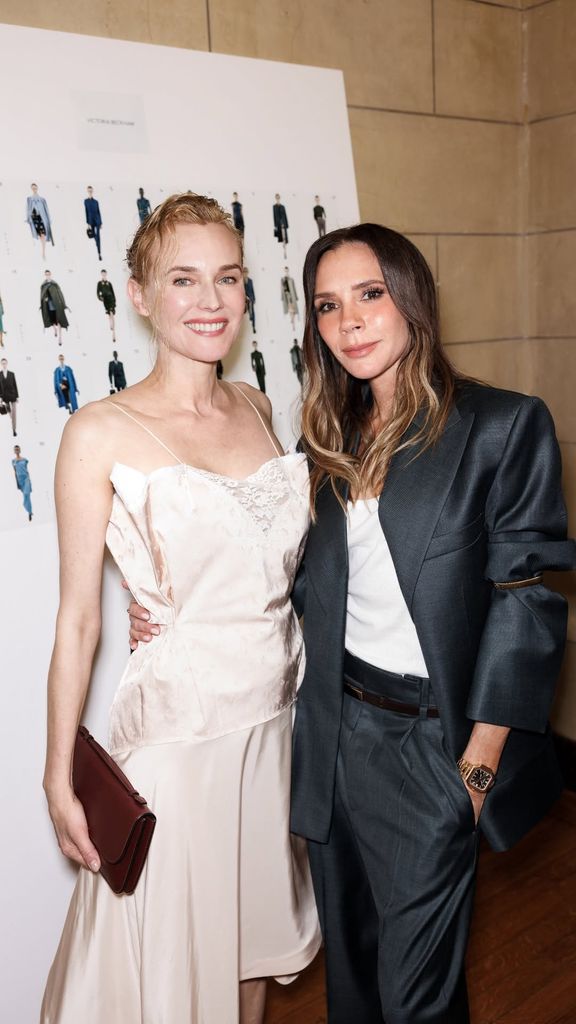 Victoria y la actriz Diane Kruger