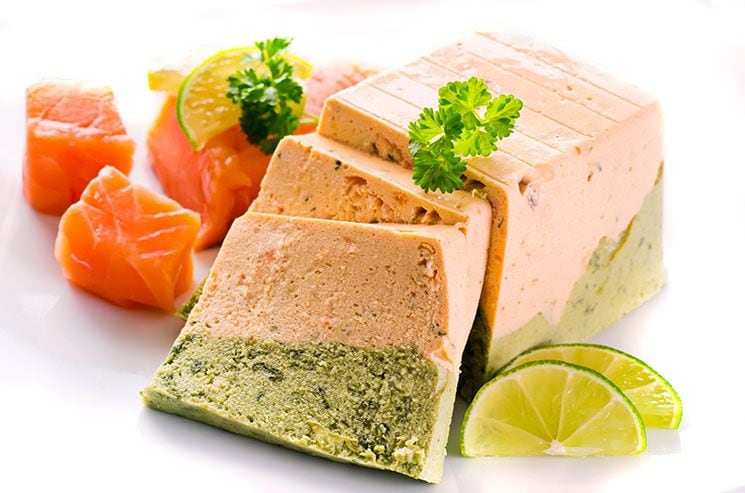 Pastel de salmón y espinacas