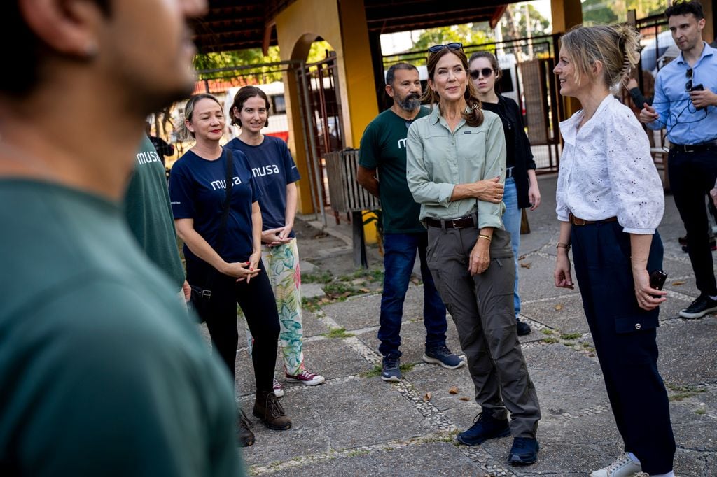 Mary de Dinamarca en un viaje a Brasil en octubre de 2024