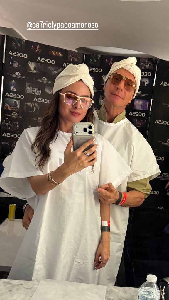Geraldine Zárate y Erik Rubín.
