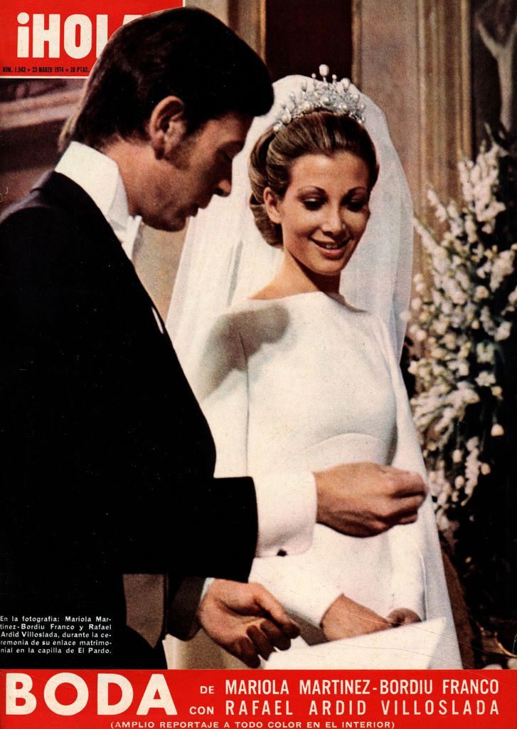 La boda de Mariola Martínez-Bordiú y Rafael Ardid, padres de Jaime, fue portada de nuestra revista